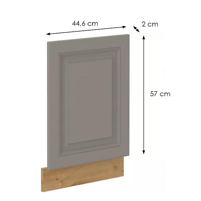 Mosogatógép ajtaja Stilo claygrey/artisan 570x446