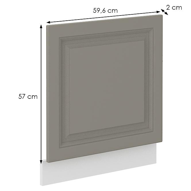 Mosogatógép ajtaja Stilo claygrey/fehér 570x596