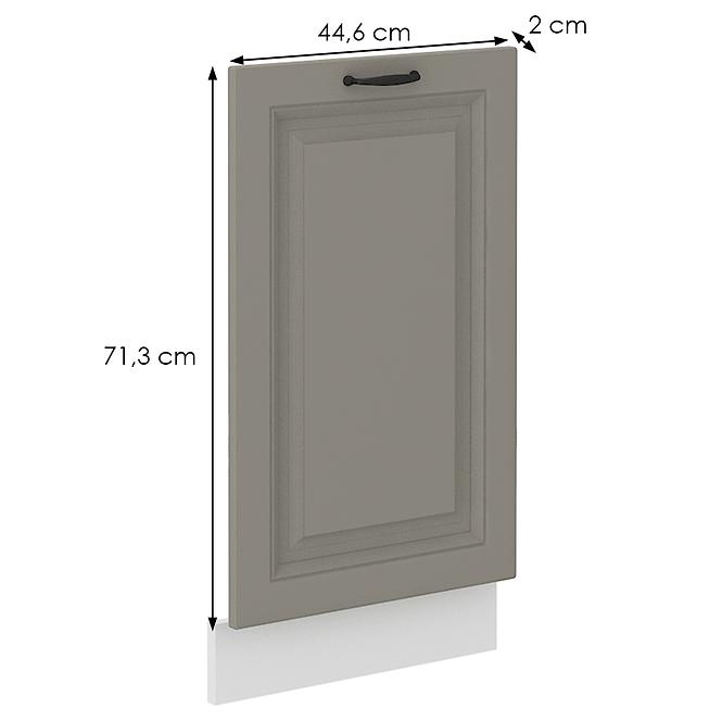 Mosogatógép ajtaja Stilo claygrey/fehér 713x446