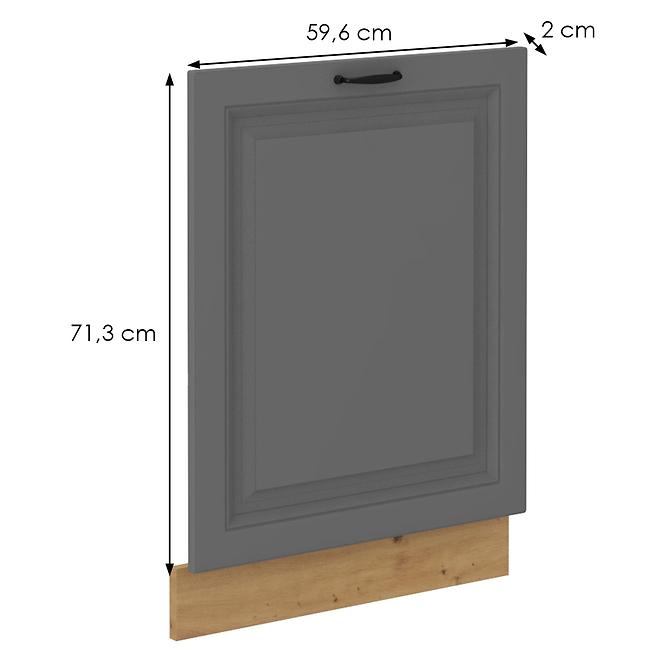 Mosogatógép ajtaja Stilo dustgrey/artisan 713x596