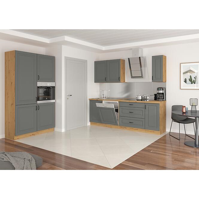 Konyhaszekrény Stilo dustgrey/artisan  zm 570x446,7