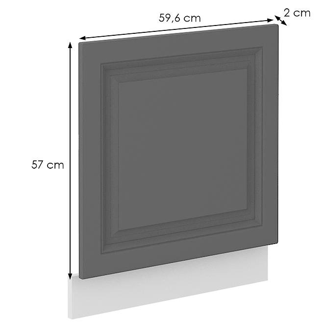 Mosogatógép ajtaja Stilo dustgrey/fehér  570x596