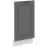Mosogatógép ajtaja Stilo dustgrey/fehér 713x446