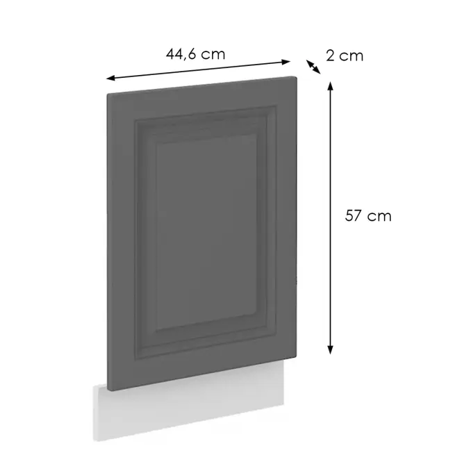 Konyhaszekrény Stilo dustgrey/fehér  zm 570x446