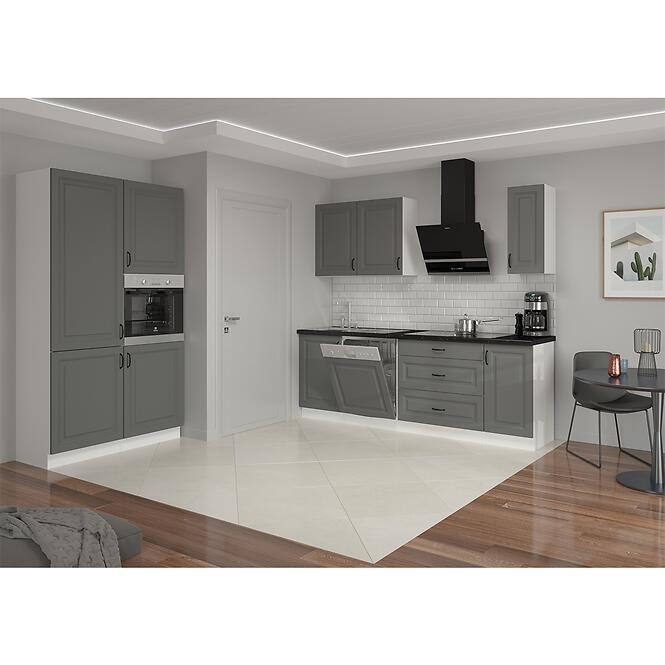 Konyhaszekrény Stilo dustgrey/fehér  zm 570x446,5