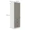 Konyhaszekrény Stilo claygrey/fehér 60dks/210 3s 1f,2