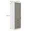 Konyhaszekrény Stilo claygrey/fehér 60dks/210 3s 1f,2