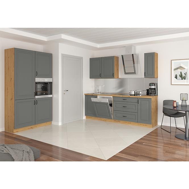 Konyhaszekrény Stilo dustgrey/artisan 60dps/210 3s 1f