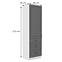 Konyhaszekrény Stilo dustgrey/fehér 60dks/210 3s 1f,2