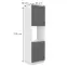 Konyhaszekrény Stilo dustgrey/fehér 60dps/210 3s 1f,2