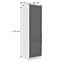 Konyhaszekrény Stilo dustgrey/fehér 60dk/210 2f,2