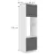 Konyhaszekrény Stilo dustgrey/fehér 60dmp/210 2f,2