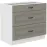 Konyhaszekrény Stilo claygrey/fehér 80d 3s bb
