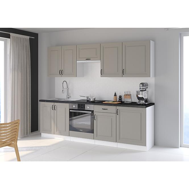 Konyhaszekrény Stilo claygrey/fehér 105 nd 1f bb