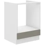 Konyhaszekrény Stilo claygrey/fehér 60dg bb