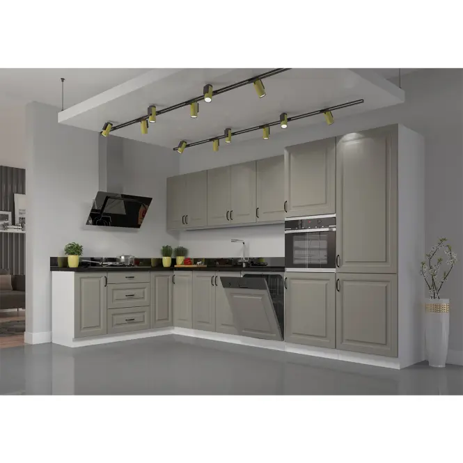 Konyhaszekrény Stilo claygrey/fehér 60dg bb,7