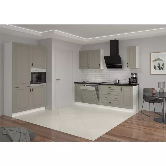 Konyhaszekrény Stilo claygrey/fehér 30d cargo bb