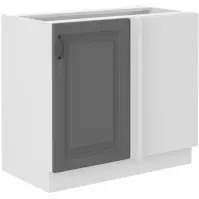 Konyhaszekrény Stilo dustgrey/fehér 105 nd 1f bb