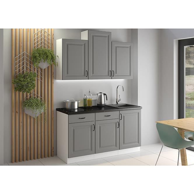 Konyhaszekrény Stilo dustgrey/fehér 105 nd 1f bb