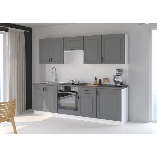 Konyhaszekrény Stilo dustgrey/fehér 105 nd 1f bb,7