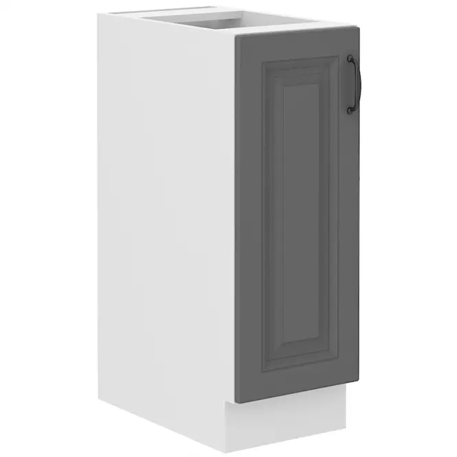 Konyhaszekrény Stilo dustgrey/fehér 30d cargo bb