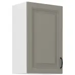 Konyhaszekrény Stilo claygrey/fehér 45g/72 1f