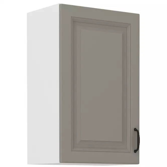 Konyhaszekrény Stilo claygrey/fehér 45g/72 1f