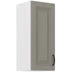Konyhaszekrény Stilo claygrey/fehér 30g/72 1f