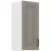 Konyhaszekrény Stilo claygrey/fehér 30g/72 1f