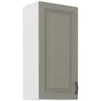 Konyhaszekrény Stilo claygrey/fehér 45g/90 1f
