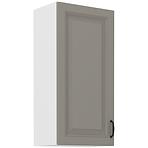 Konyhaszekrény Stilo claygrey/fehér 45g/90 1f