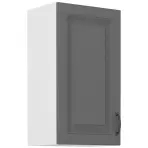 Konyhaszekrény Stilo dustgrey/fehér 40g/72 1f