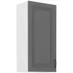 Konyhaszekrény Stilo dustgrey/fehér 45g/90 1f