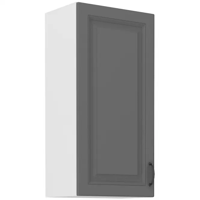 Konyhaszekrény Stilo dustgrey/fehér 45g/90 1f