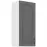 Konyhaszekrény Stilo dustgrey/fehér 40g/90 1f