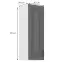 Konyhaszekrény Stilo dustgrey/fehér 30g/90 1f,2