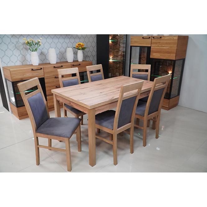 Összecsukható asztal ST874 160/200x80cm Tölgy Wotan,4