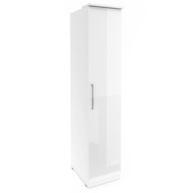 Szekrény Optima 1d. 17 l/p fehér,3