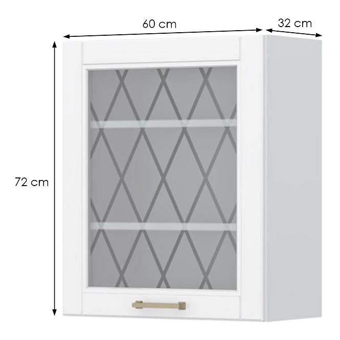 Konyhaszekrény Tara V7-60-1ks/4 White Mat