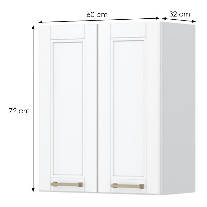 Konyhaszekrény Tara V7-60-2k/4 White Mat