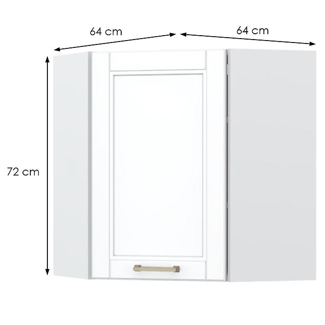 Konyhaszekrény Tara V7-Ug-1k/4 White Mat