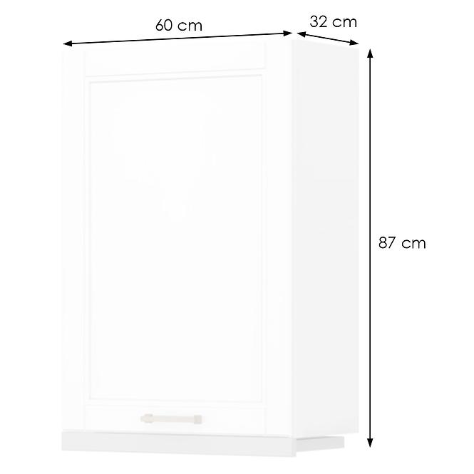 Konyhaszekrény Tara A9-60-1ku/4 White Mat