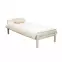 Ágy bükk Lux 200x90 white