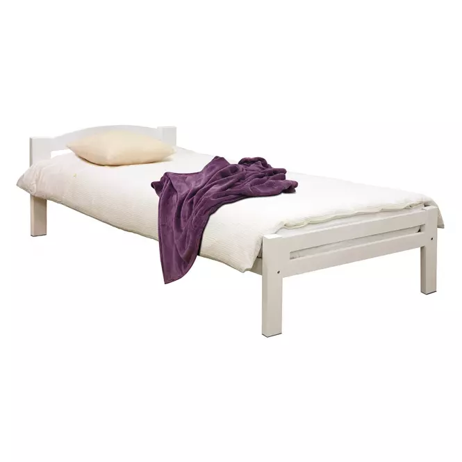 Ágy bükk Lux 200x90 white,3