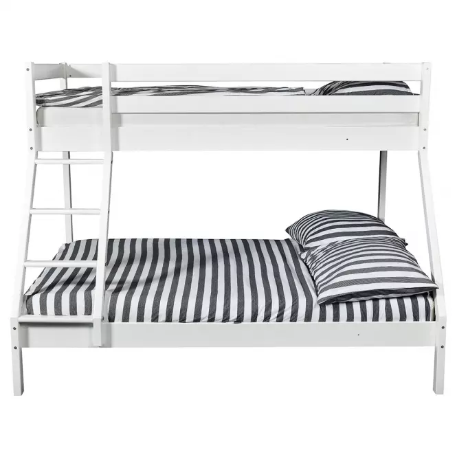 Ágy bükk Mike 200x90/140 white,3