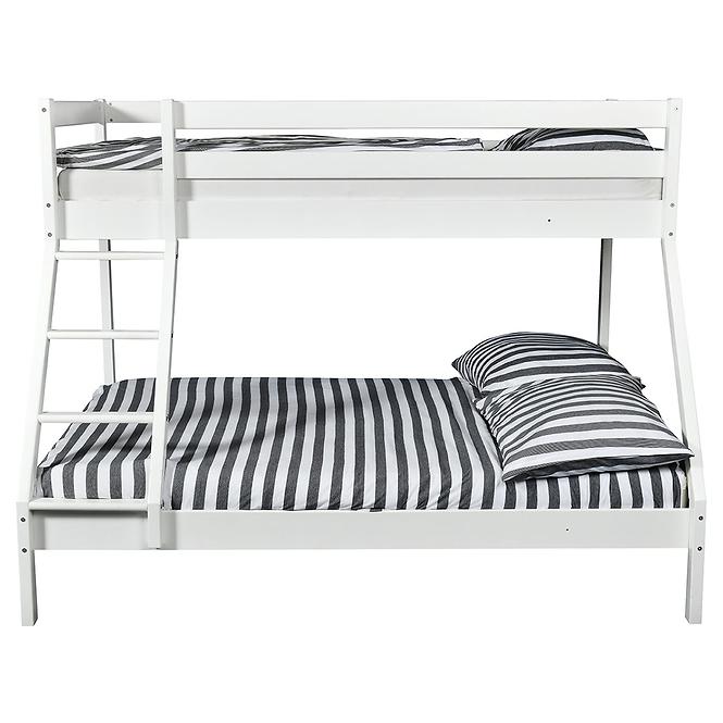 Ágy bükk Mike 200x90/140 white,3