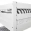 Ágy bükk Mike 200x90/140 white,6