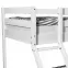Ágy bükk Mike 200x90/140 white,7
