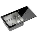 Üveg mosogatótálca Efekt 111 770x440x190 czarny