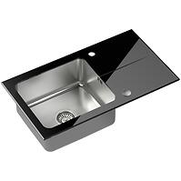 Üveg mosogatótálca Efekt 111 770x440x190 czarny